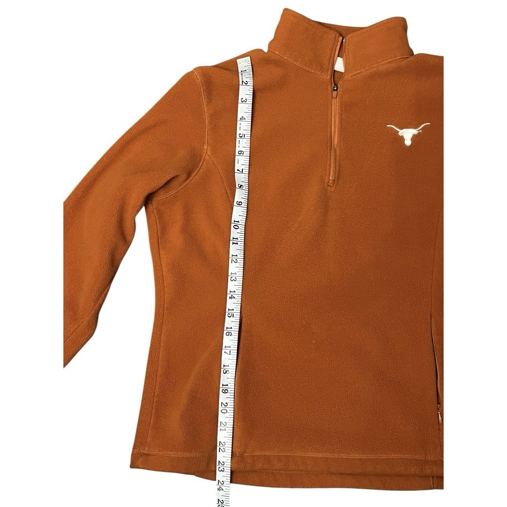 University of Texas Longhorns Women's Pullover Quarter Zip Fleece Large - Picture 4 of 6
